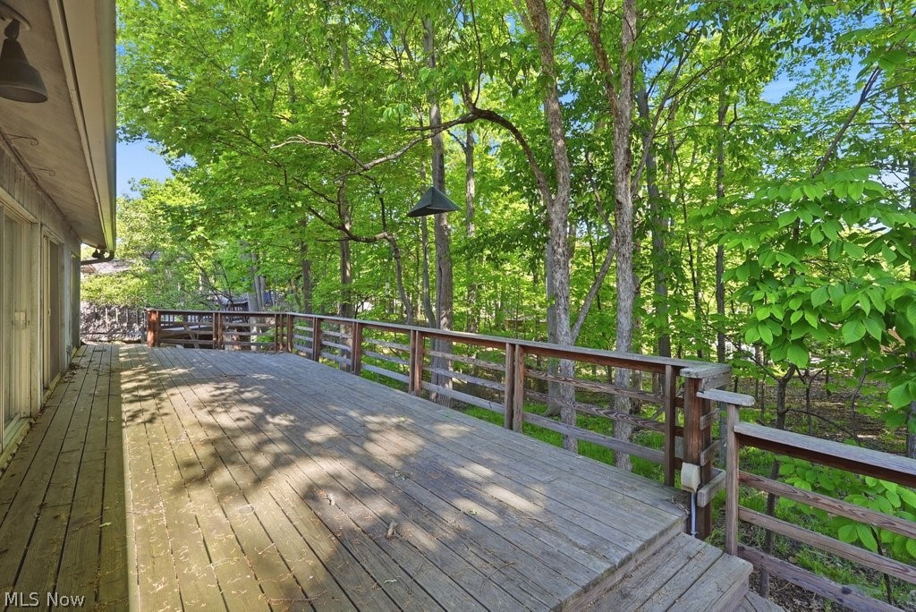 17482 Falling Water Road Strongsville, OH 44136 - Photo 29 of 33 Deck and wooded back yard