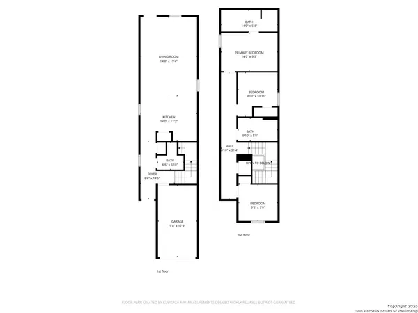 a black and white photo of a floor plan