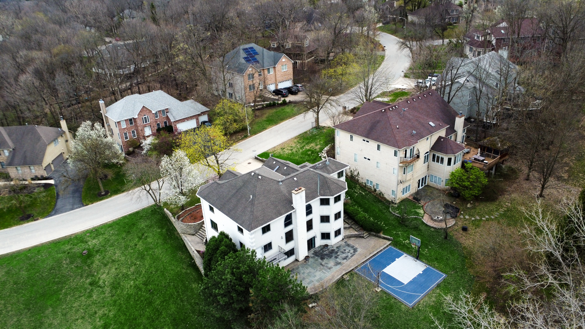 441 Delaware Circle Bolingbrook, IL 60440 - Photo 6 of 69 an aerial view of a house with garden space and street view