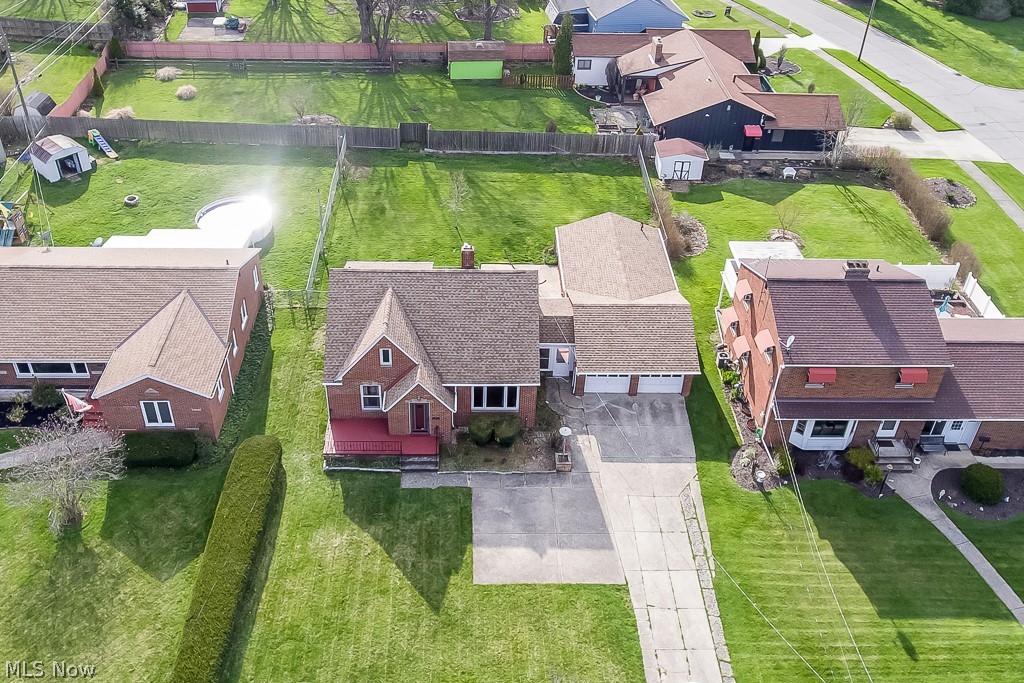 5764 Hauserman Road Parma, OH 44130 - Photo 30 of 35 What a great lot! Look at the size of the 2 car garage and attached workroom behind