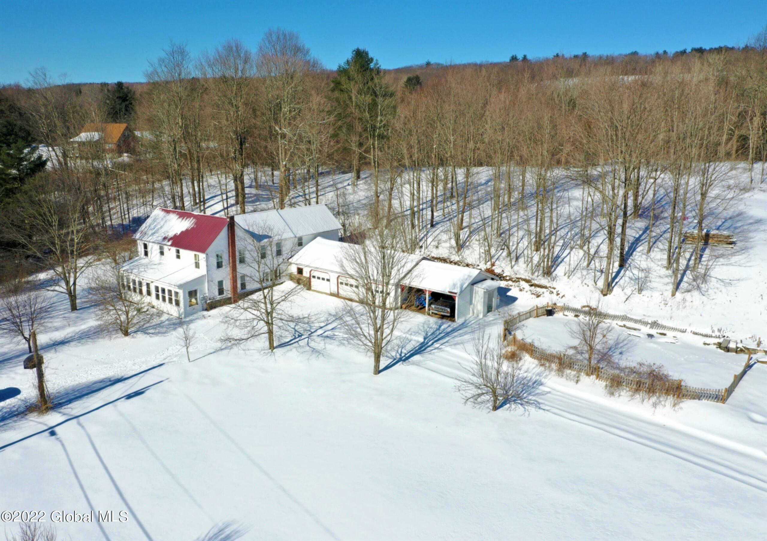 5552 Scotch Ridge Road Duanesburg, NY 12056 - Photo 45 of 46 Front Aerial