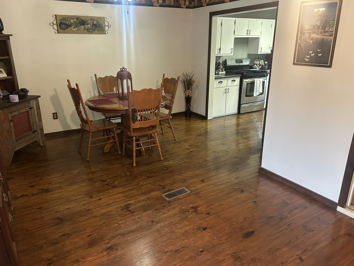 1 Bushwack Road Golconda, IL 62938 - Photo 17 of 38 a view of a dining room with furniture and wooden floor