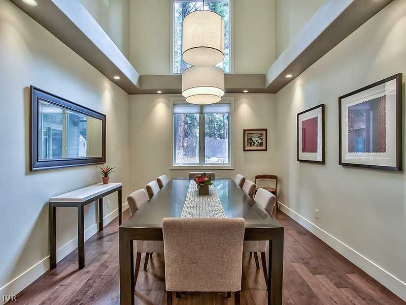 818 Ophir Peak Road Incline Village, NV 89451 - Photo 11 of 31 a view of a dining room with furniture window and wooden floor