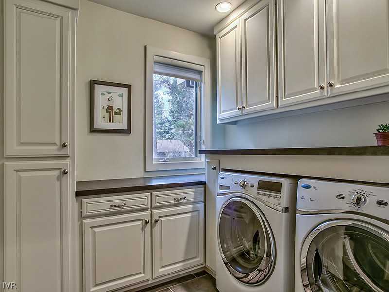 818 Ophir Peak Road Incline Village, NV 89451 - Photo 22 of 31 a view of a storage and utility room with washer and dryer