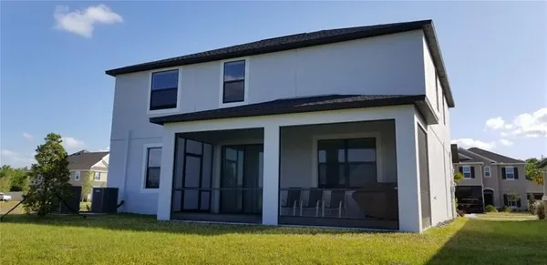 a view of outdoor space deck and living room