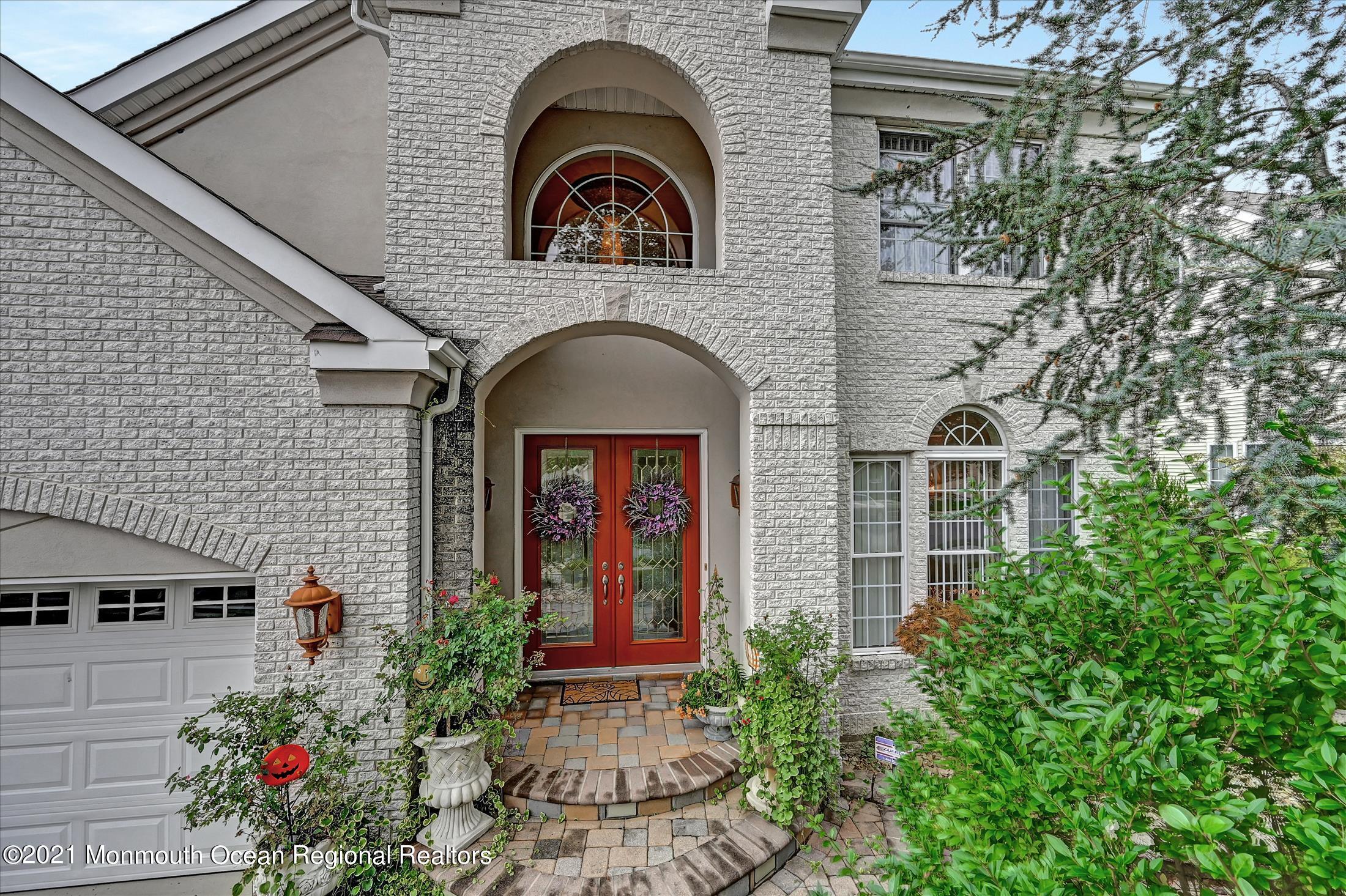 a view of a house with a porch