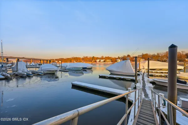 a view of a balcony with chairs