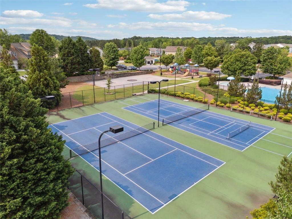 96 Quail Bend Way Dallas, GA 30157 - Photo 45 of 58 a view of a tennis court