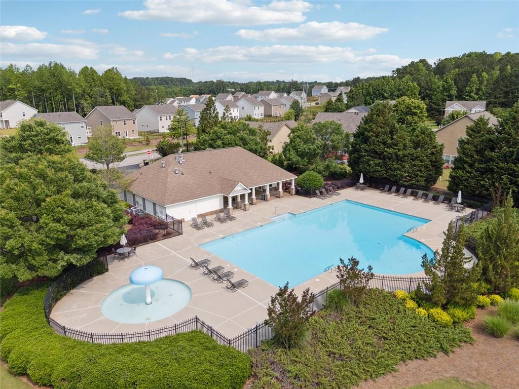 96 Quail Bend Way Dallas, GA 30157 - Photo 47 of 58 an aerial view of a house