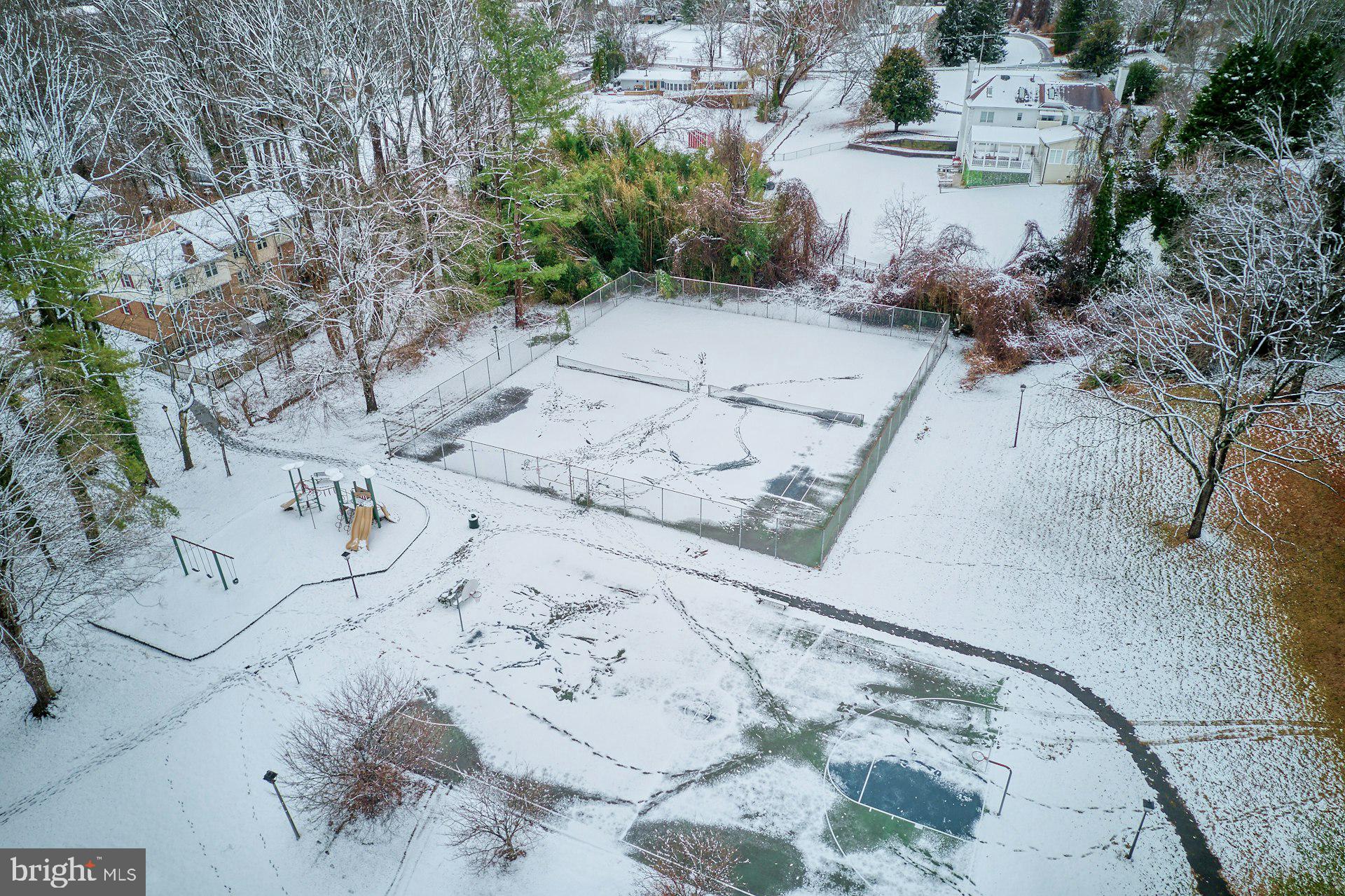 9634 Blincoe Court Burke, VA 22015 - Photo 48 of 53 a view of a backyard of a house