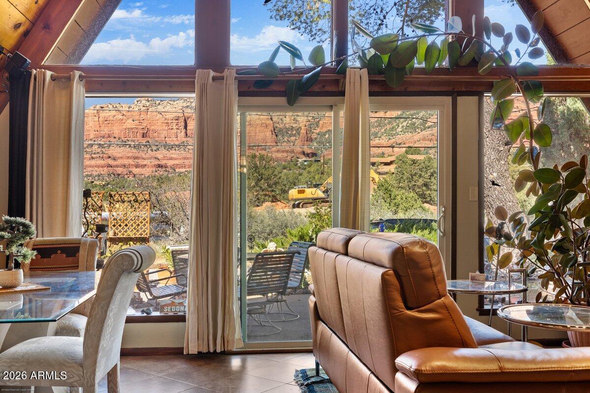 189 Wilson Canyon Road Sedona, AZ 86336 - Photo 11 of 47 a view of a room with furniture and windows