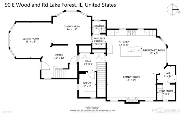 $1,695,000 | 90 East Woodland Road, Lake Forest, IL 60045