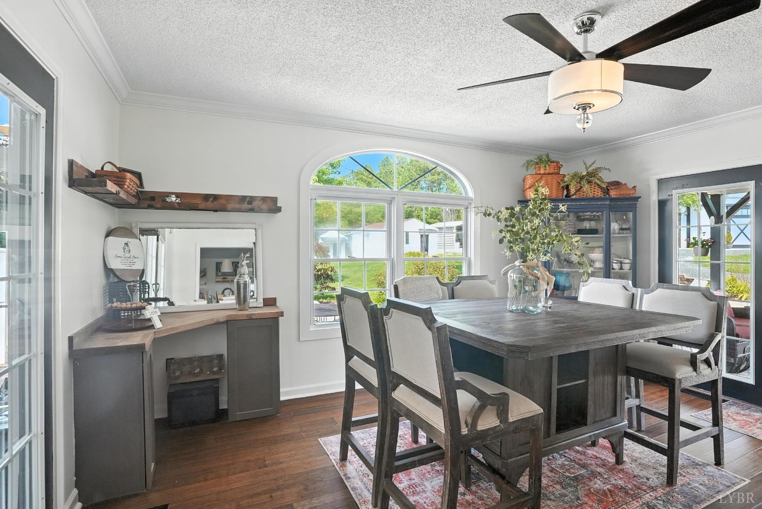1348 Salem Road Spout Spring, VA 24593 - Photo 14 of 89 a view of a dining room with furniture window and wooden floor