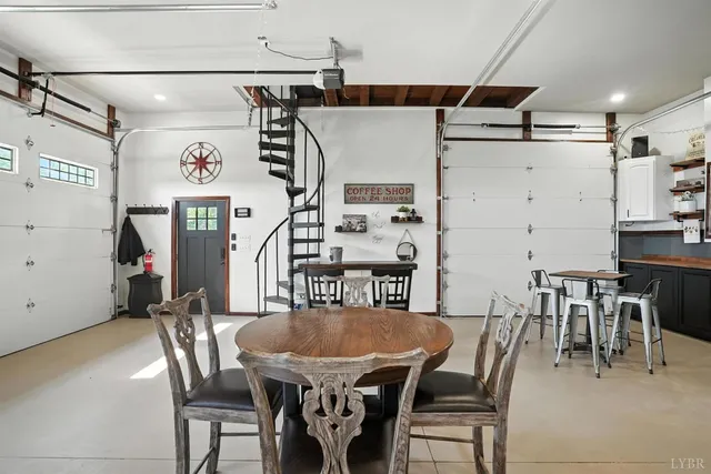 a picture of a room with a cabinet and a rug