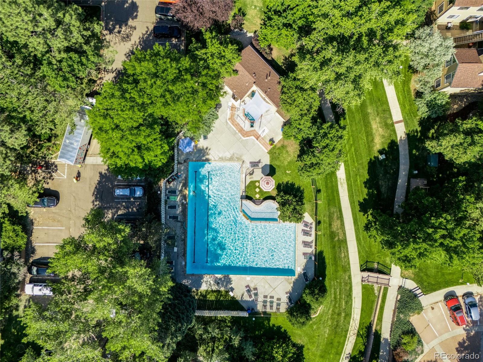 4811 White Rock Circle, Unit C Boulder, CO 80301 - Photo 18 of 19 an aerial view of a house with a yard