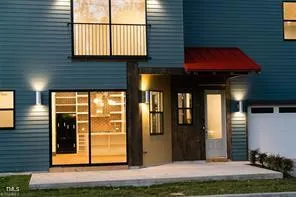 a front view of a house with a porch