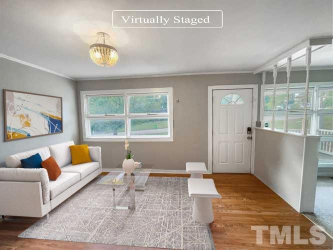 2905 Bardwell Road Raleigh, NC 27604 - Photo 2 of 17 a living room with furniture and a window