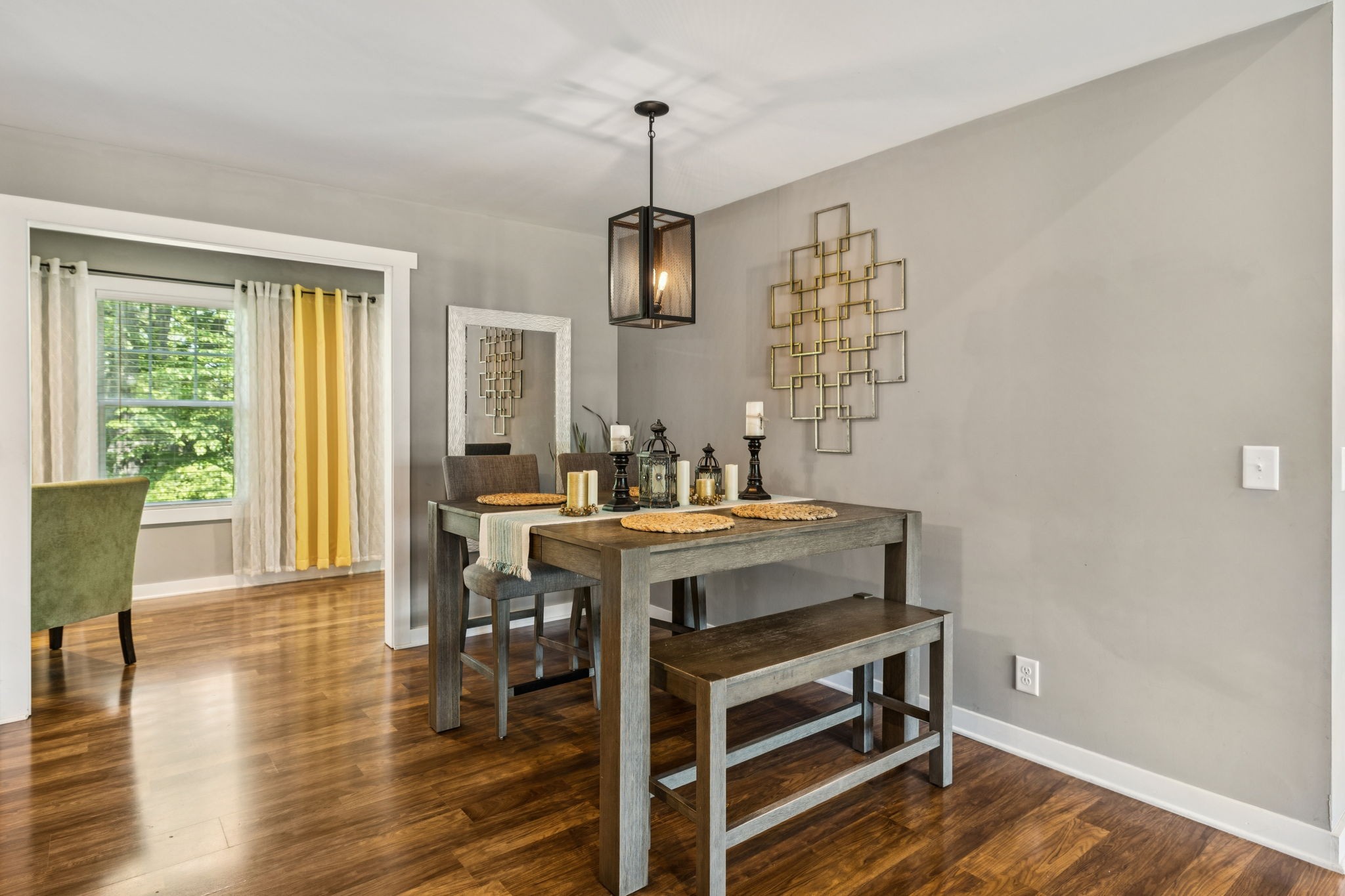 103 North Main Street Springfield, TN 37172 - Photo 9 of 38 a view of a dining room with furniture window and wooden floor