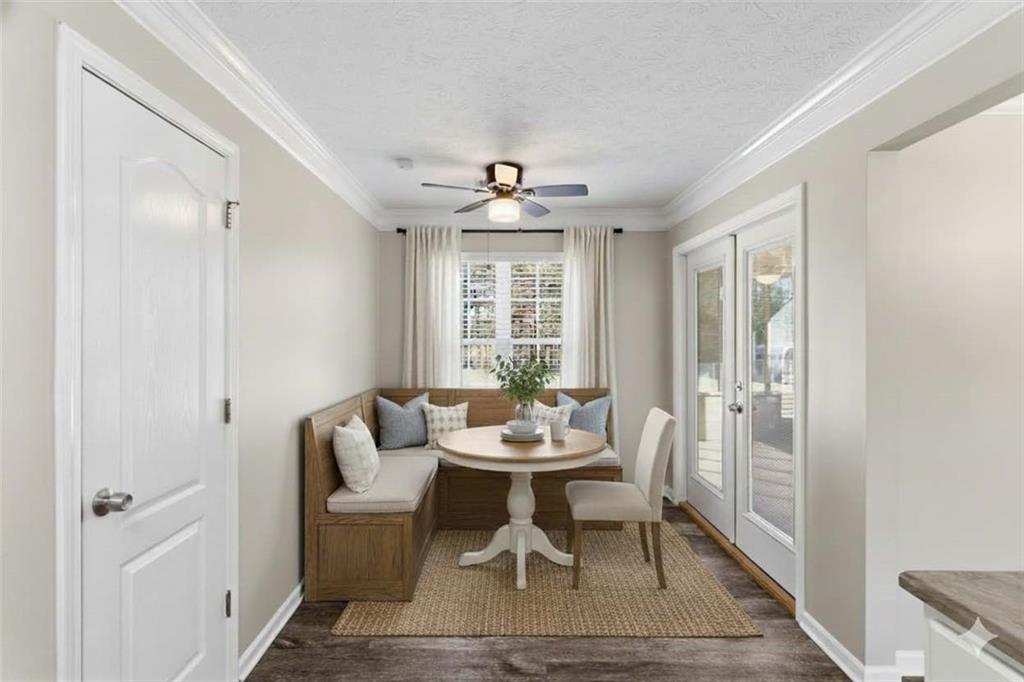 125 Governor Lane Temple, GA 30179 - Photo 23 of 57 a dining room with furniture window and wooden floor
