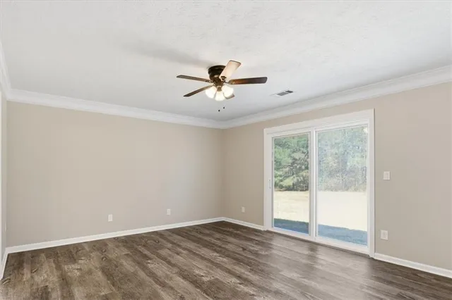 a view of a balcony with a potted plant