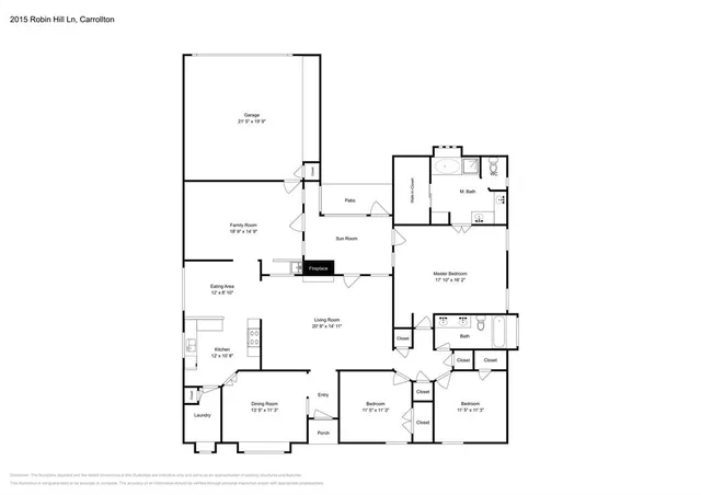 $430,000 | 2015 Robin Hill Lane, Carrollton, TX 75007