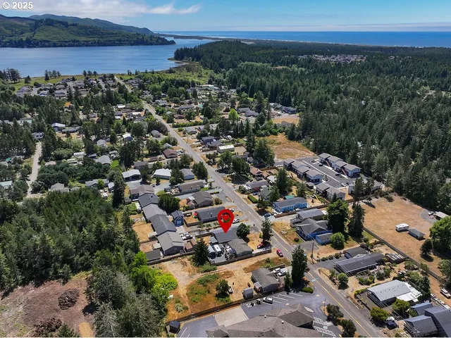 an aerial view of a city with lots of residential buildings