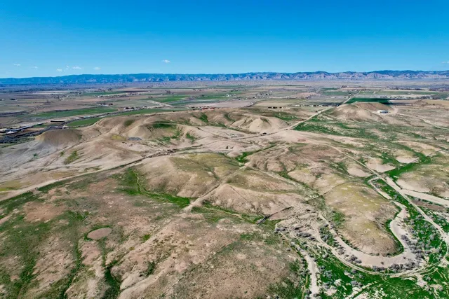 a view of a lake with a mountain in the background