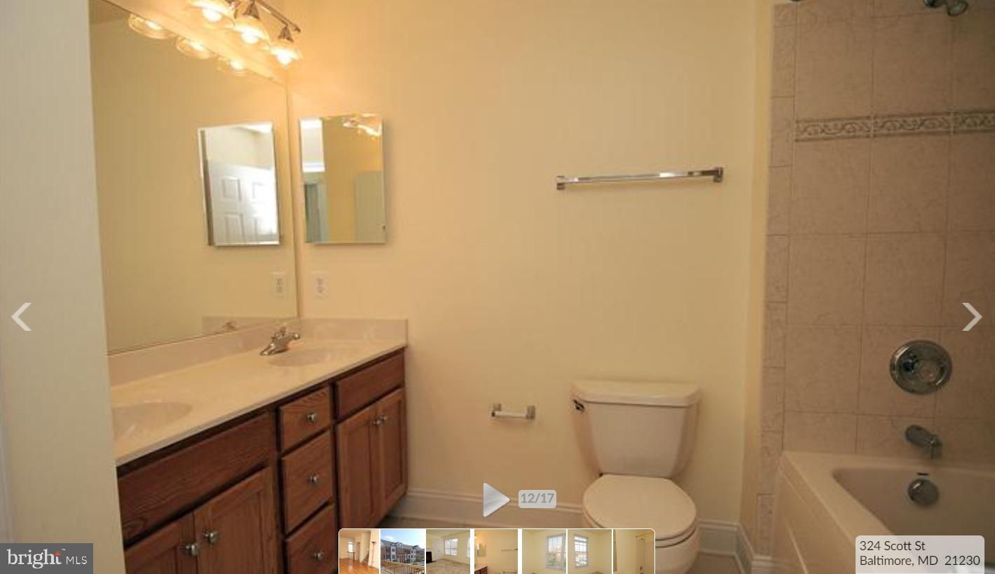 324 Scott Street Baltimore, MD 21230 - Photo 14 of 15 Master Bath