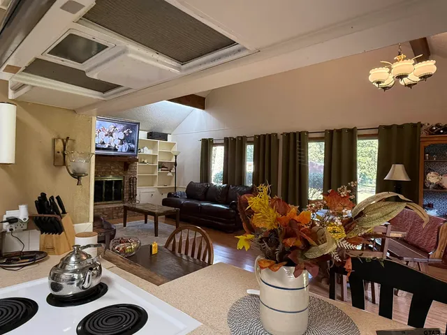 a view of a green field