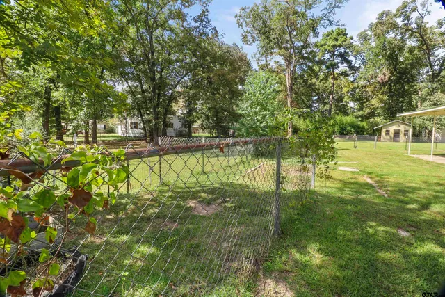 a view of a back yard