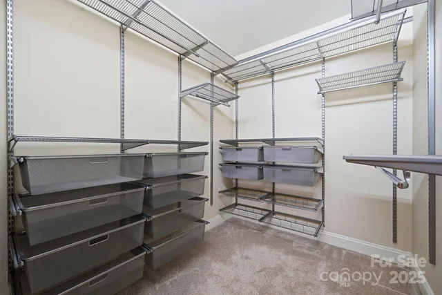 a view of store room with racks