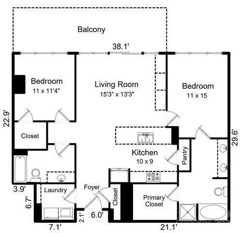 $450,000 | 701 Royal Court, Unit 309, Charlotte, NC 28202