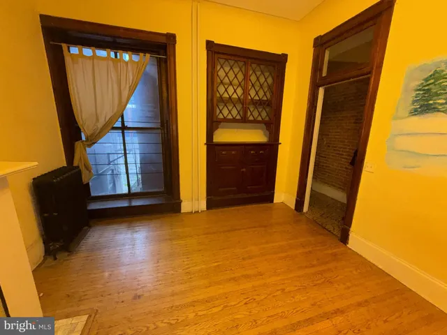 a view of an front door