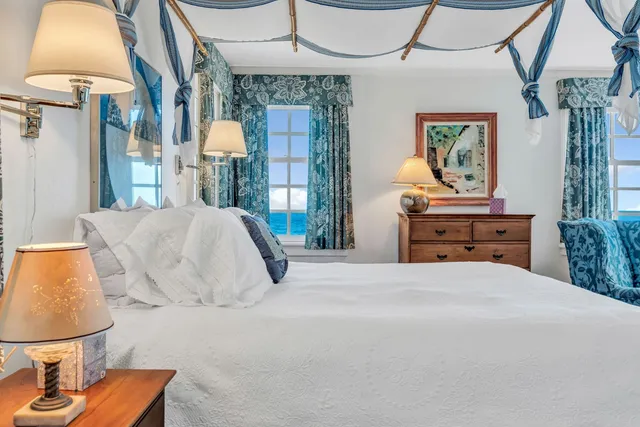 a view of a house with large pool