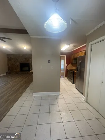 a view of empty room