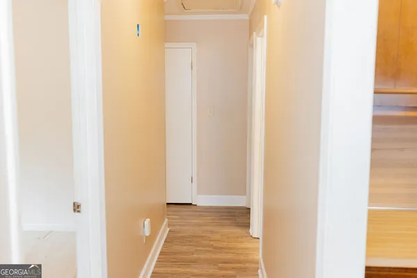 a view of a door of the house