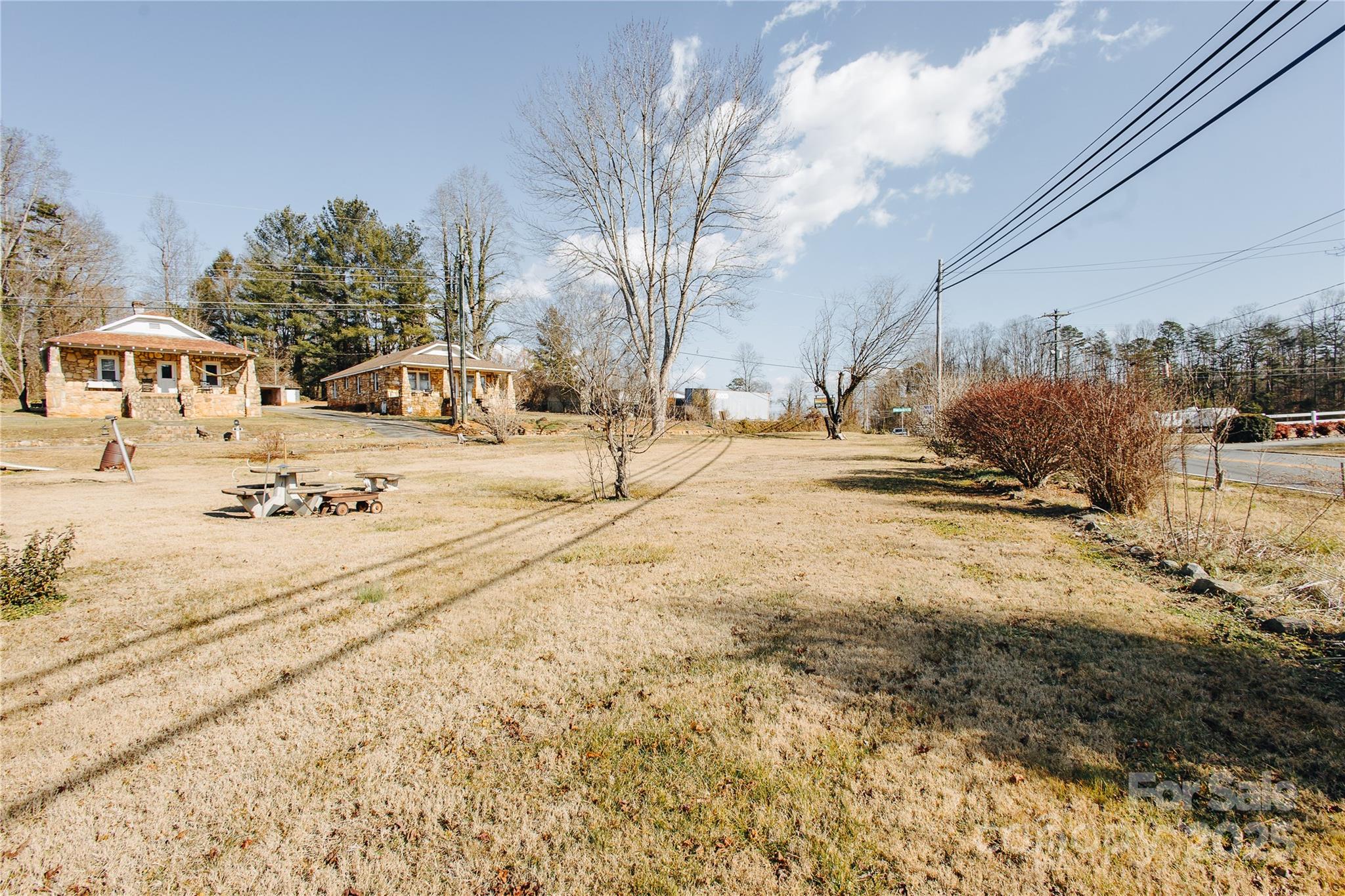 63 Clear Creek Road Marion, NC 28752 - Photo 11 of 38 a view of a yard with a snow