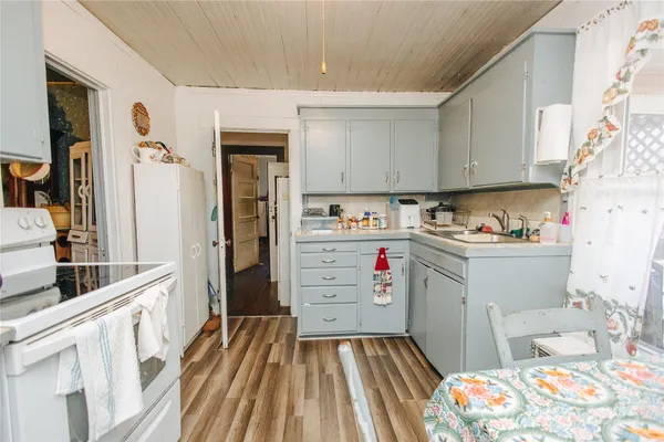 a room with storage and utility