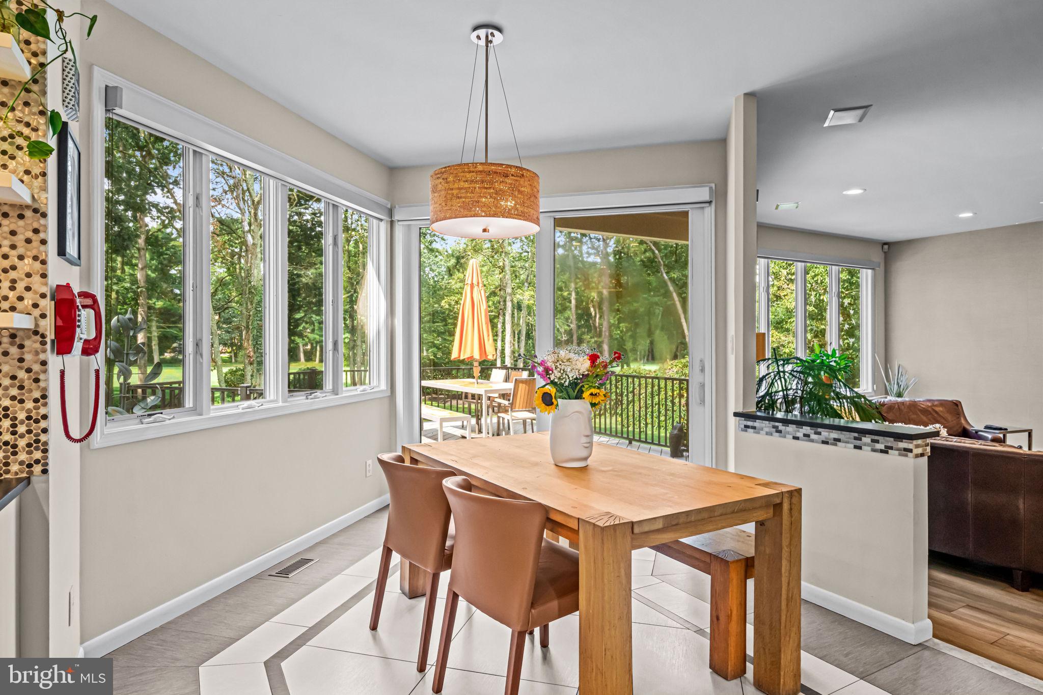 73 Bortons Road Marlton, NJ 08053 - Photo 41 of 99 a view of a dining room with furniture window and outside view