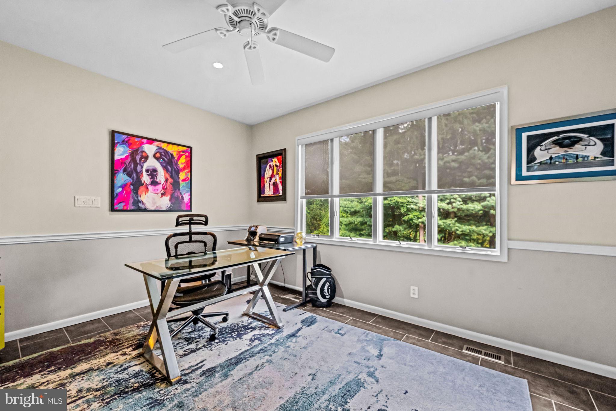73 Bortons Road Marlton, NJ 08053 - Photo 49 of 99 a view of a workspace with furniture and a window