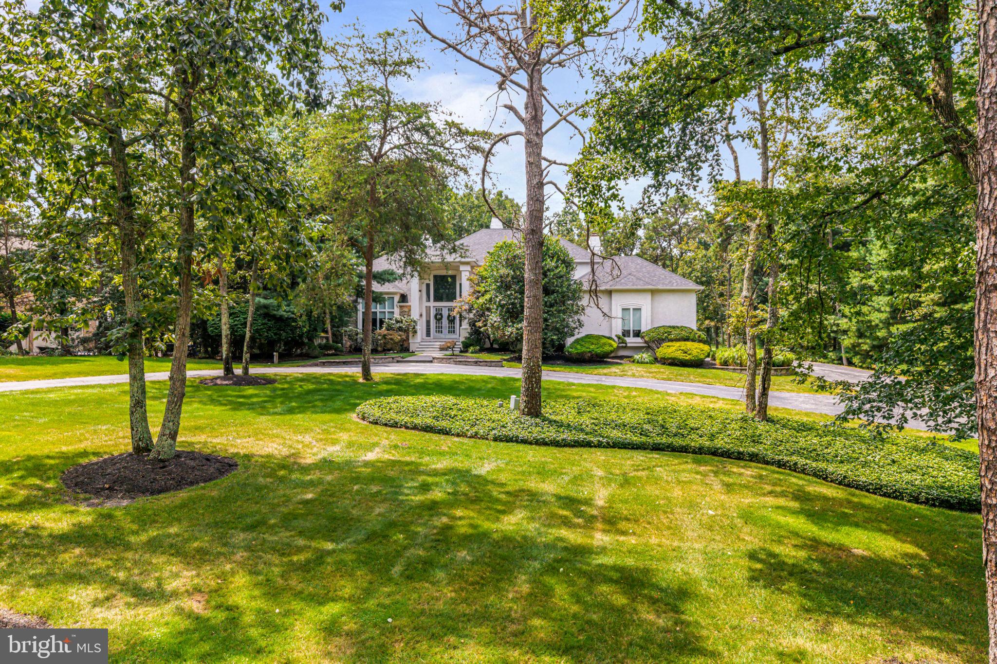 73 Bortons Road Marlton, NJ 08053 - Photo 8 of 99 a view of a house with swimming pool and a big yard