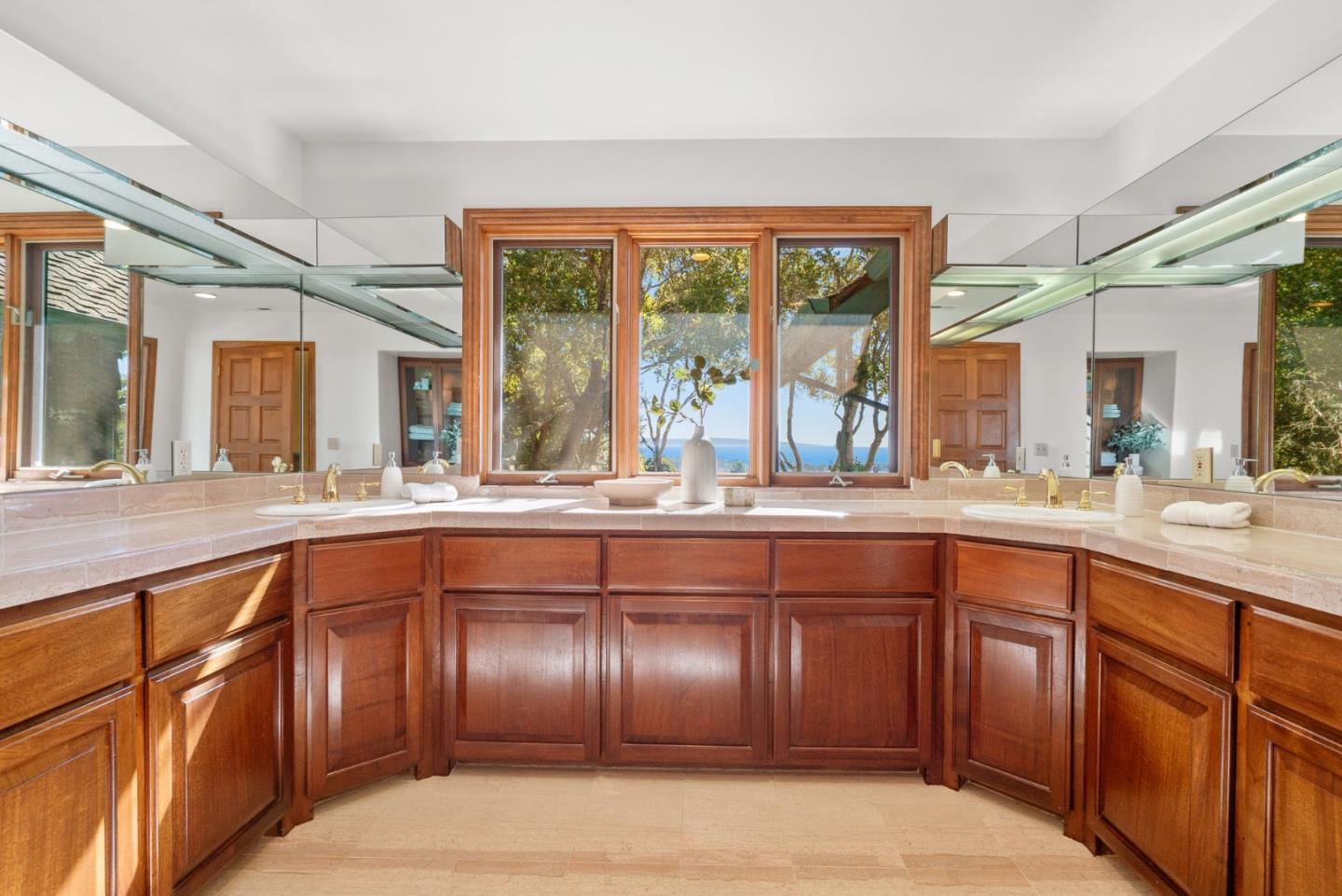 625 Quail Run Road Aptos, CA 95003 - Photo 22 of 49 a large kitchen with kitchen island granite countertop a large window