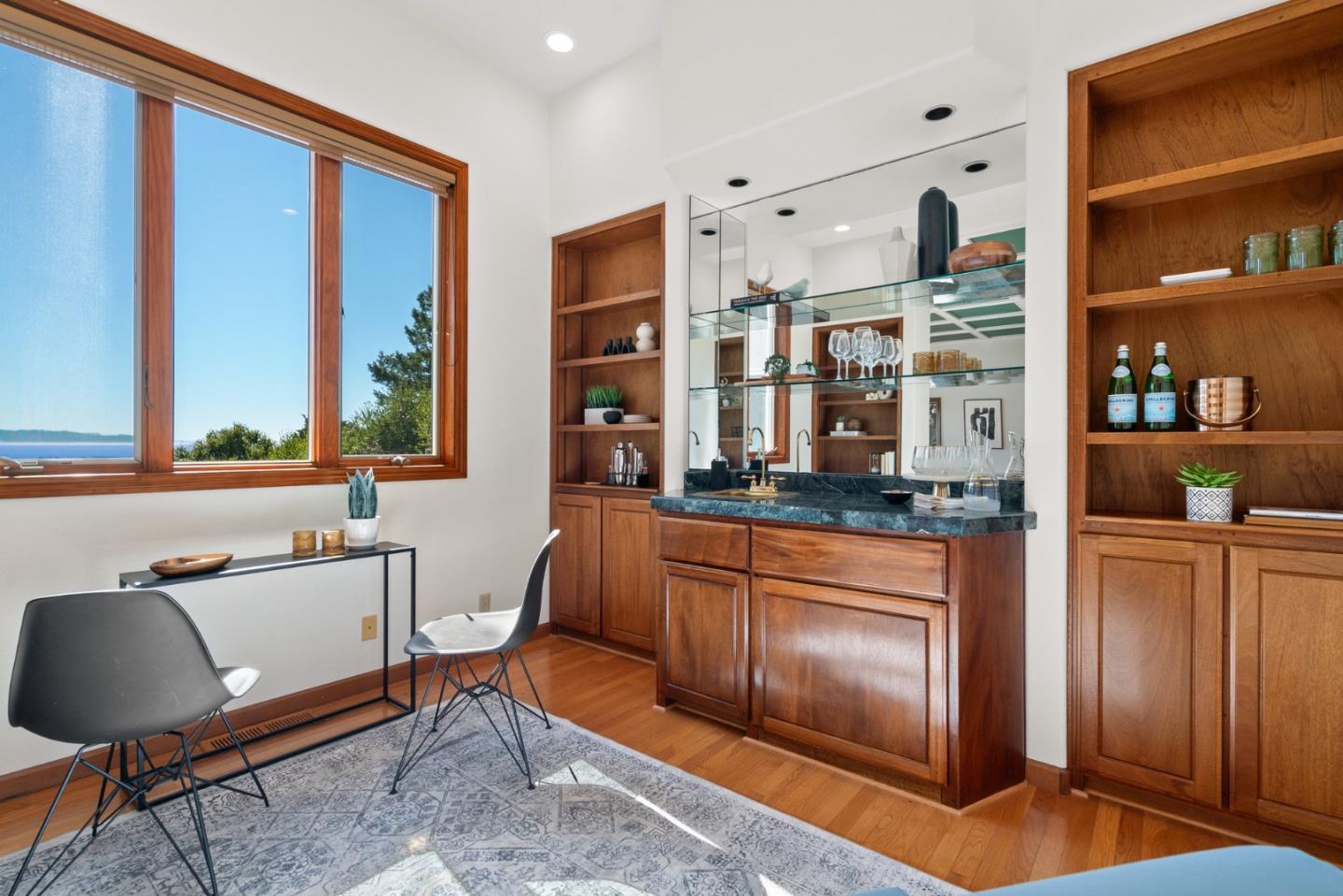 625 Quail Run Road Aptos, CA 95003 - Photo 10 of 49 a living room with stainless steel appliances granite countertop furniture and a window