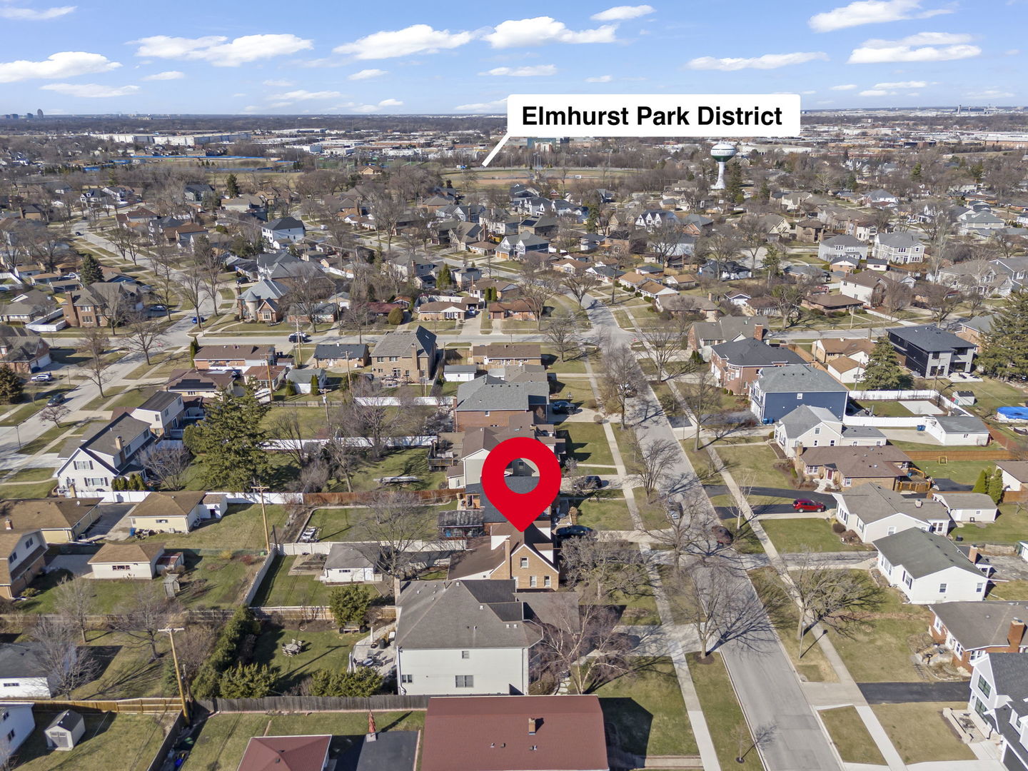 370 Oak Street Elmhurst, IL 60126 - Photo 27 of 35 an aerial view of a city