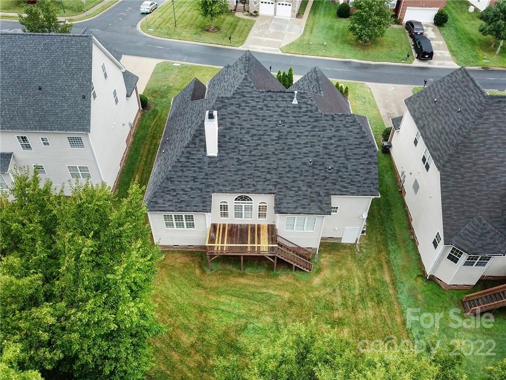 1711 Copperplate Road Charlotte, NC 28262 - Photo 48 of 48 an aerial view of a house with a garden