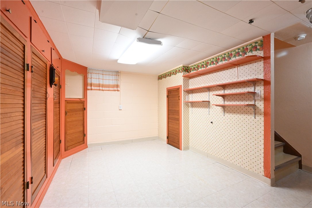 6210 Ridgewood Avenue Cleveland, OH 44129 - Photo 23 of 30 Additional bonus space in basement next to laundry area-could be used for crafting.