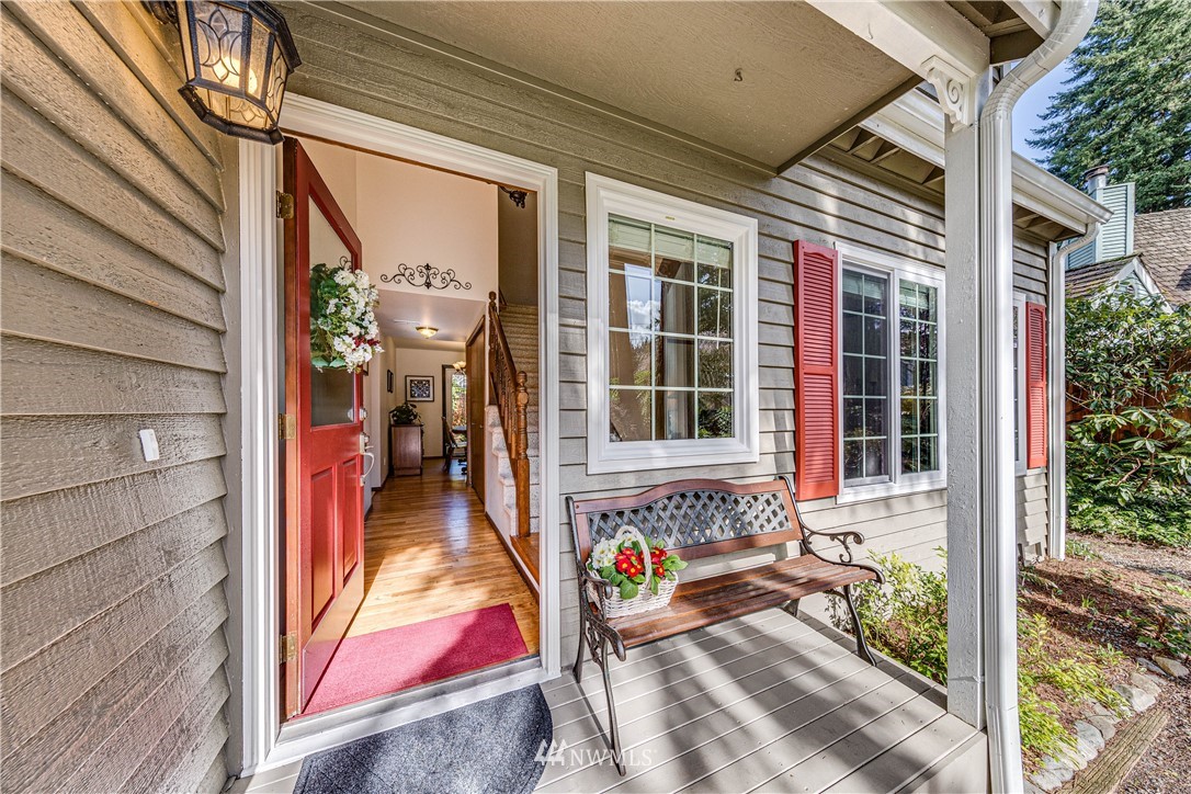 3121 166th Place Southeast Bothell, WA 98012 - Photo 3 of 28 a view of a house with a door and porch