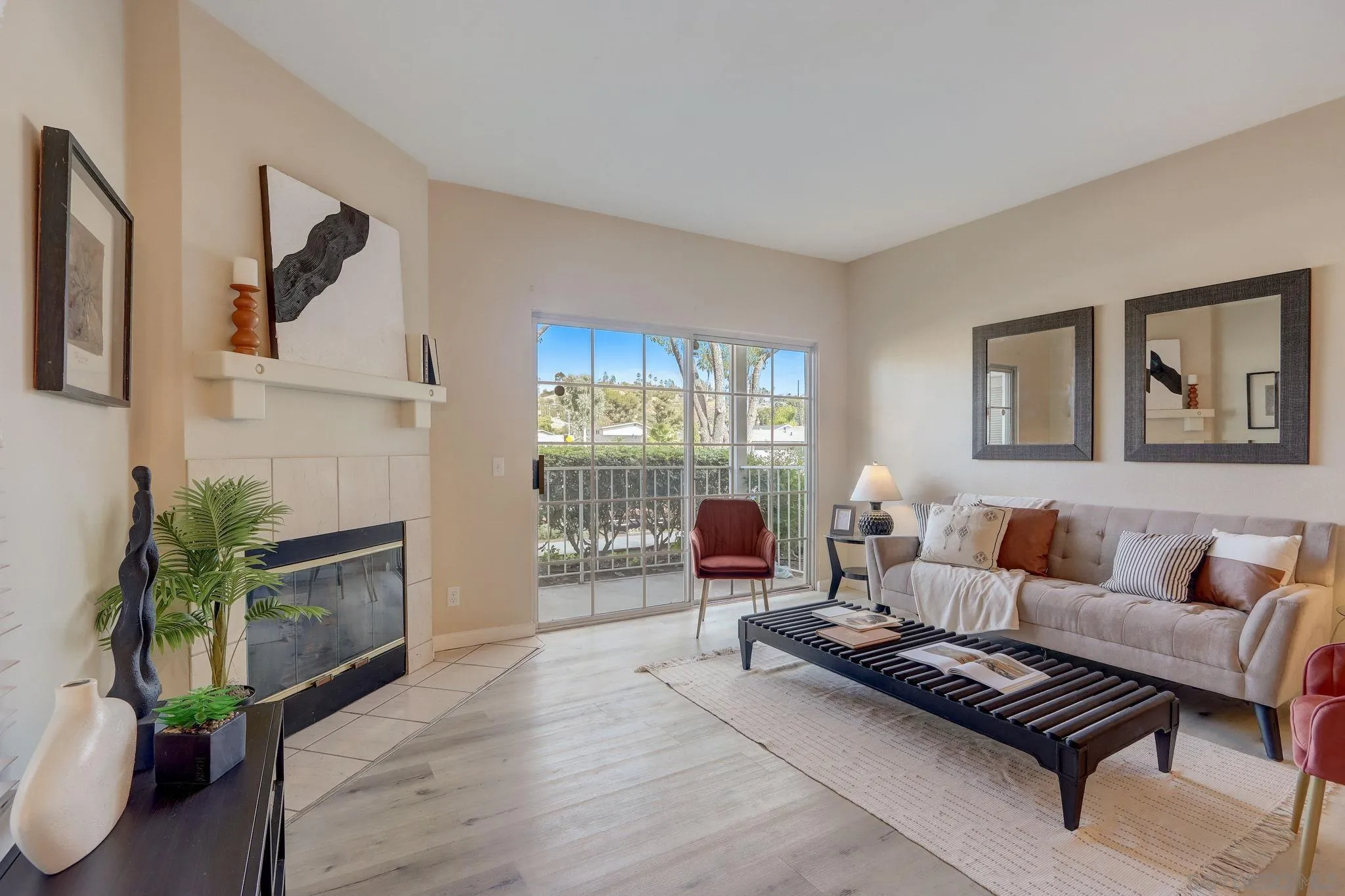 13832 Midland Road Poway, CA 92064 - Photo 3 of 36 a living room with furniture and a fireplace