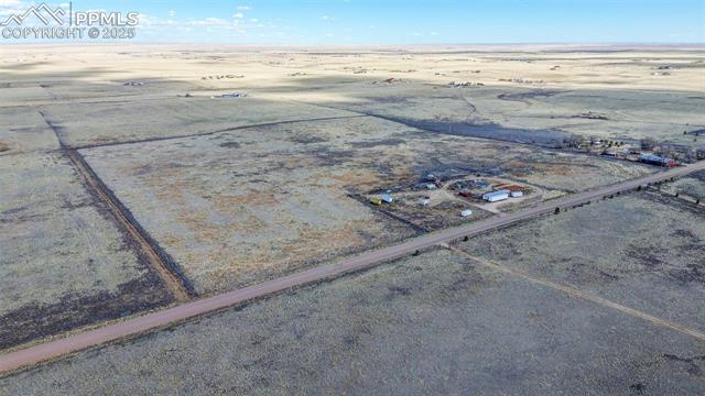 3815 Milne Road Colorado Springs, CO 80930 - Photo 10 of 14 Aerial view featuring view of desert