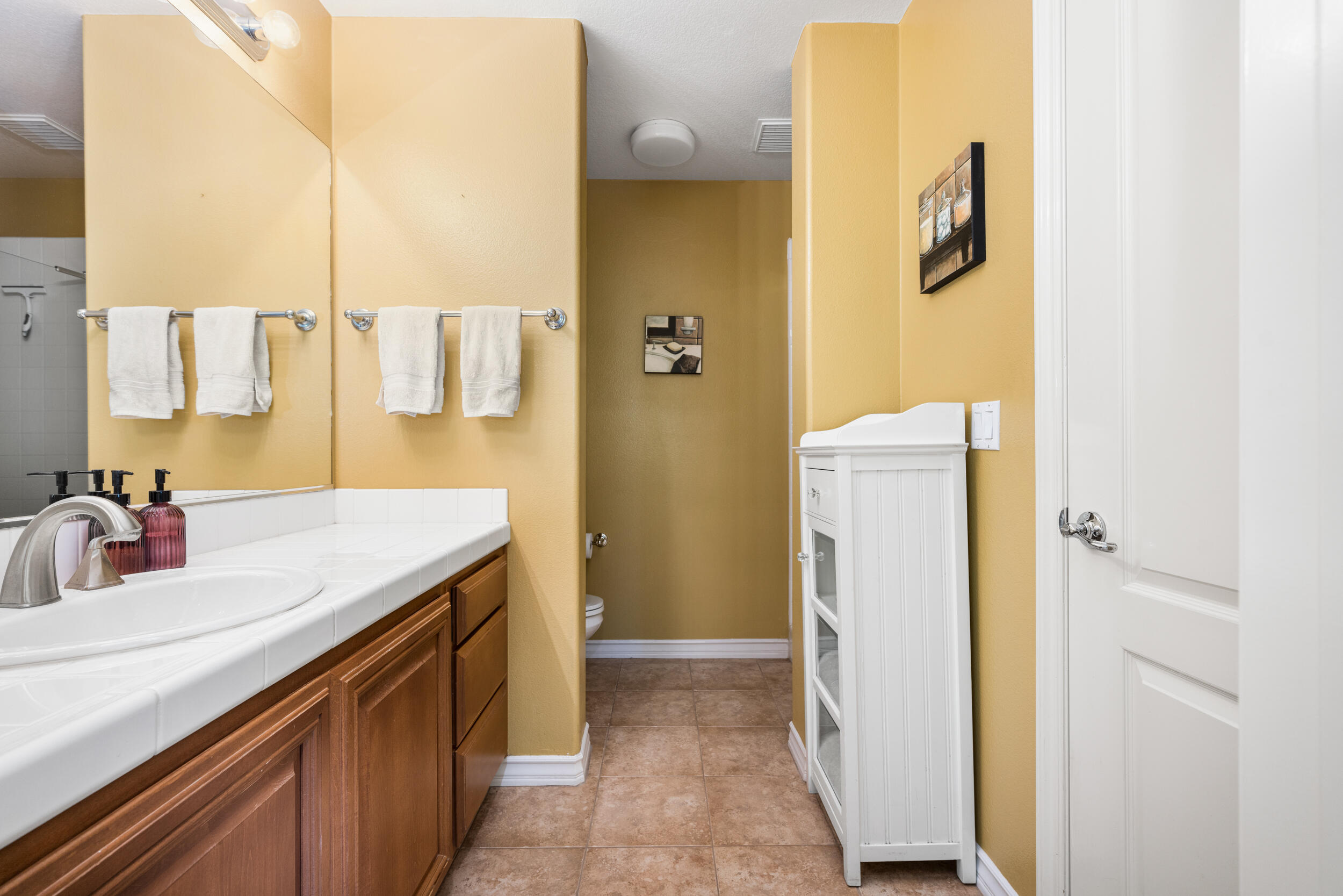 729 Salveson Road Brea, CA 92821 - Photo 21 of 43 a bathroom with a sink and a mirror